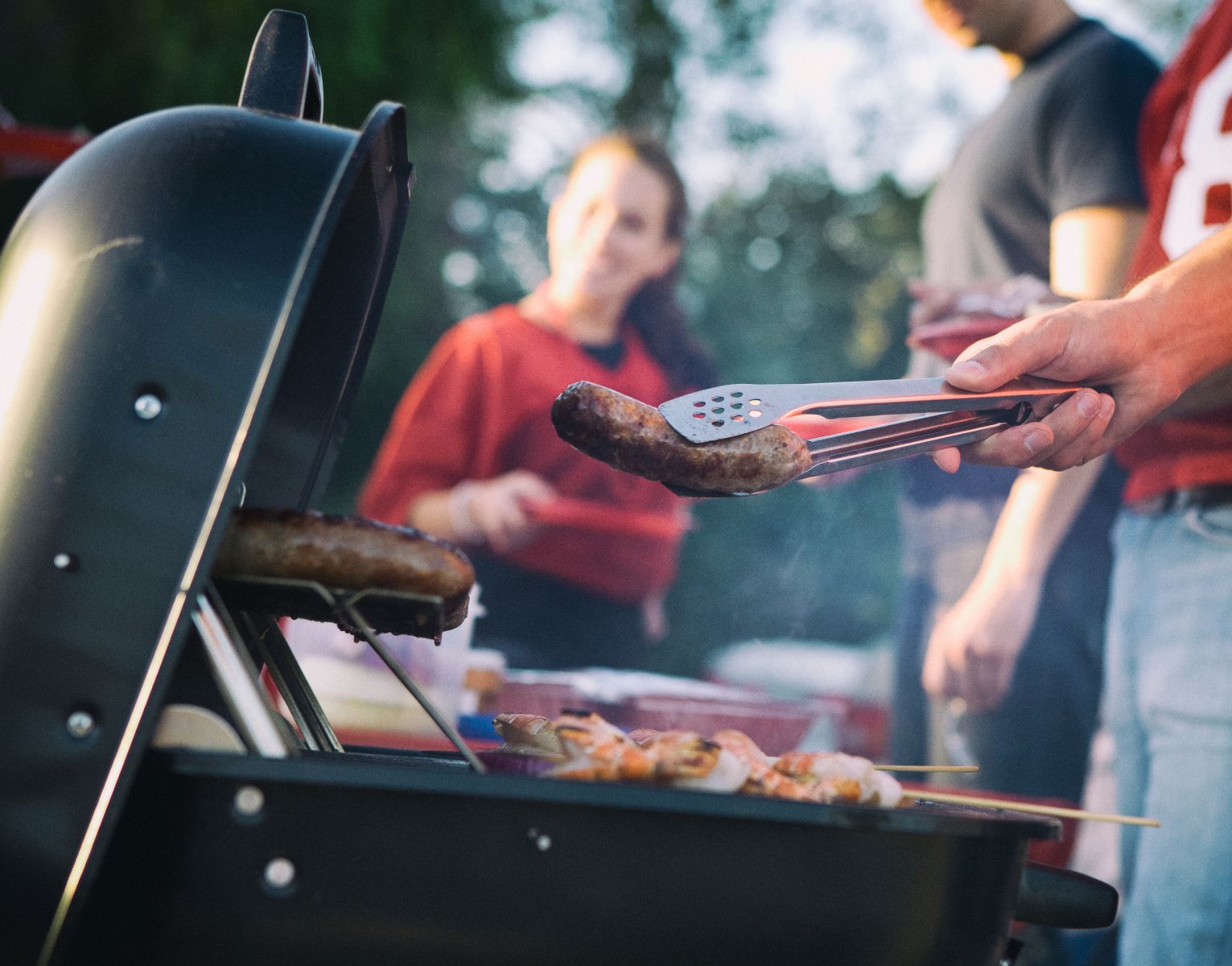 barbecue mensen