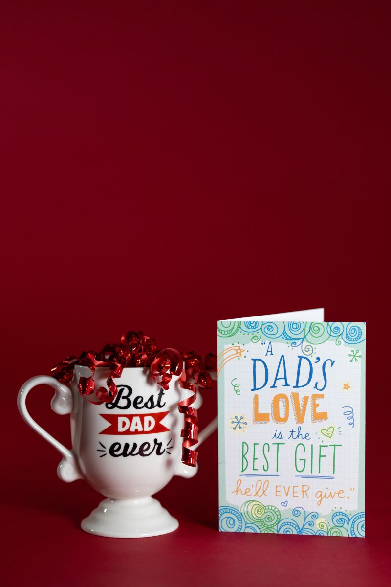 Father's Day cup and card