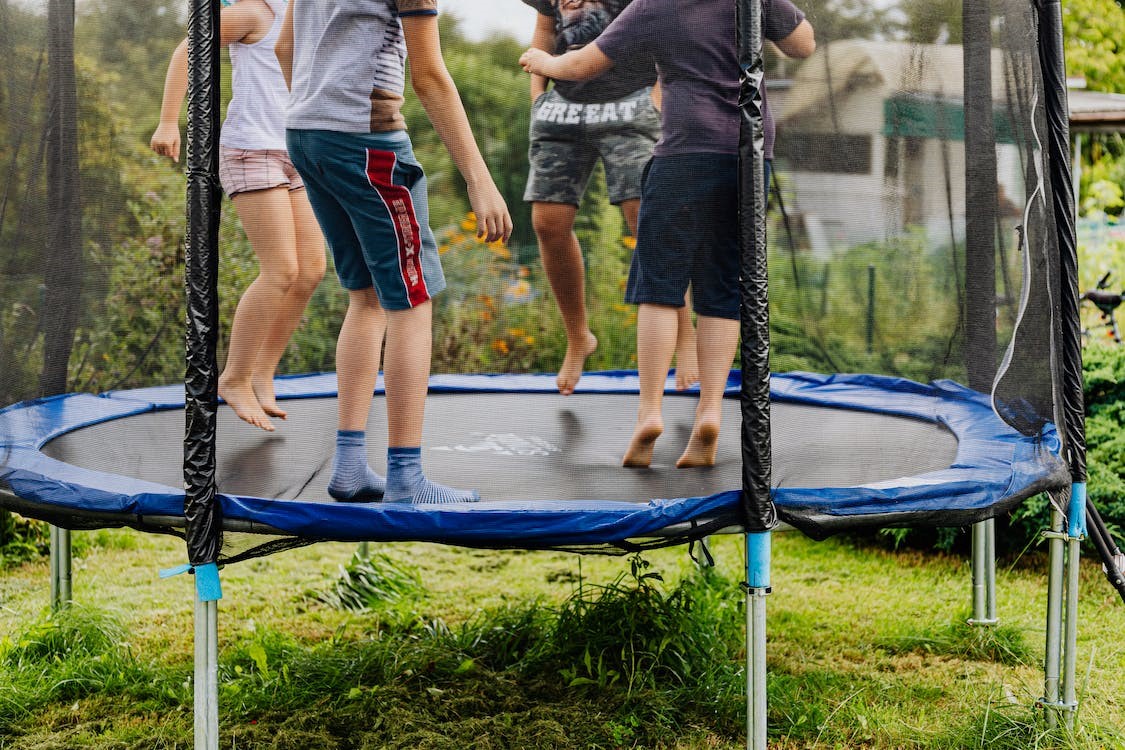 Trampoline springen